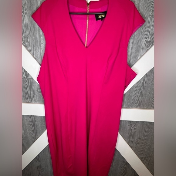 262. NWT ALEXIA ADMOR Katrina Midi Dress 3X - Picture 3 of 9